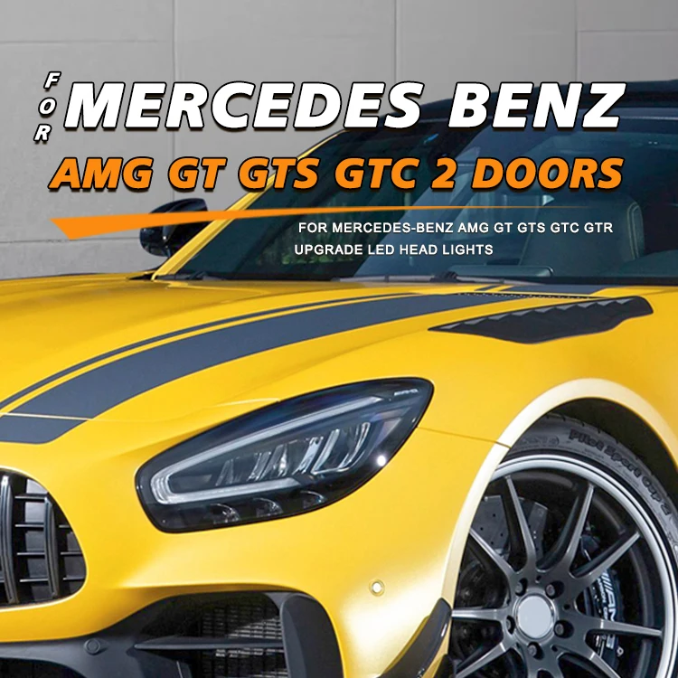 LED High-brightness Headlight for  GT GTC GTS GTR Old Model Upgraded New LED Headlight