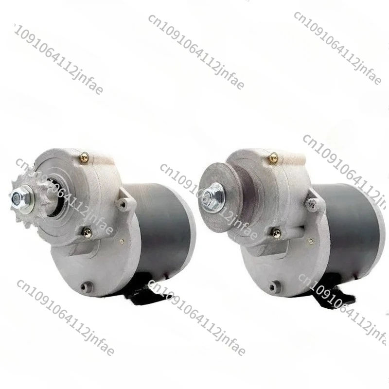 

12V 24V 600W DC Coil Winding Motor Spray Drive Motor Modified Installation of High-power Motor 100-120 RPM 428 Sprocket 12 Teeth