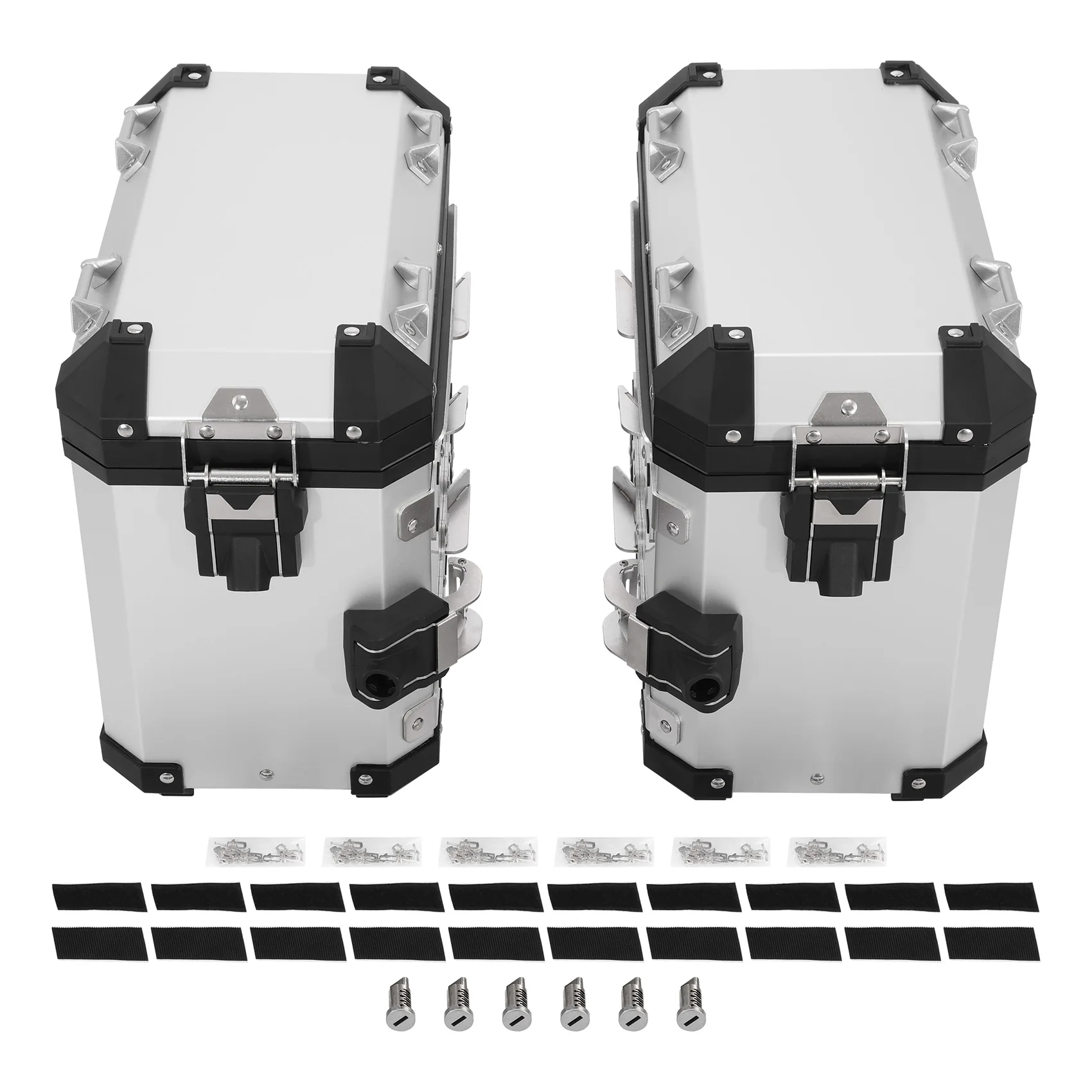 Motorcycle 42L Saddlebags Panniers Side Case & Mounting Bracket Fit For BMW R1300GS 2023-2025 2024