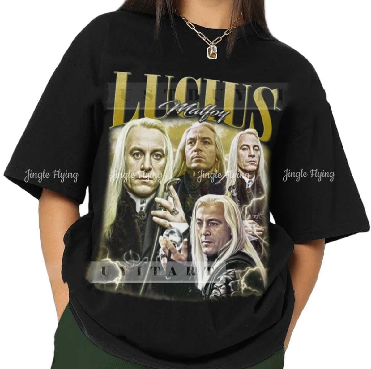 Lucius Malfoy Shirt American Actress Character Movie Tshirt Box Office Bootleg Vintage 90s Sweatshirt Graphic Woman Cotton Tee