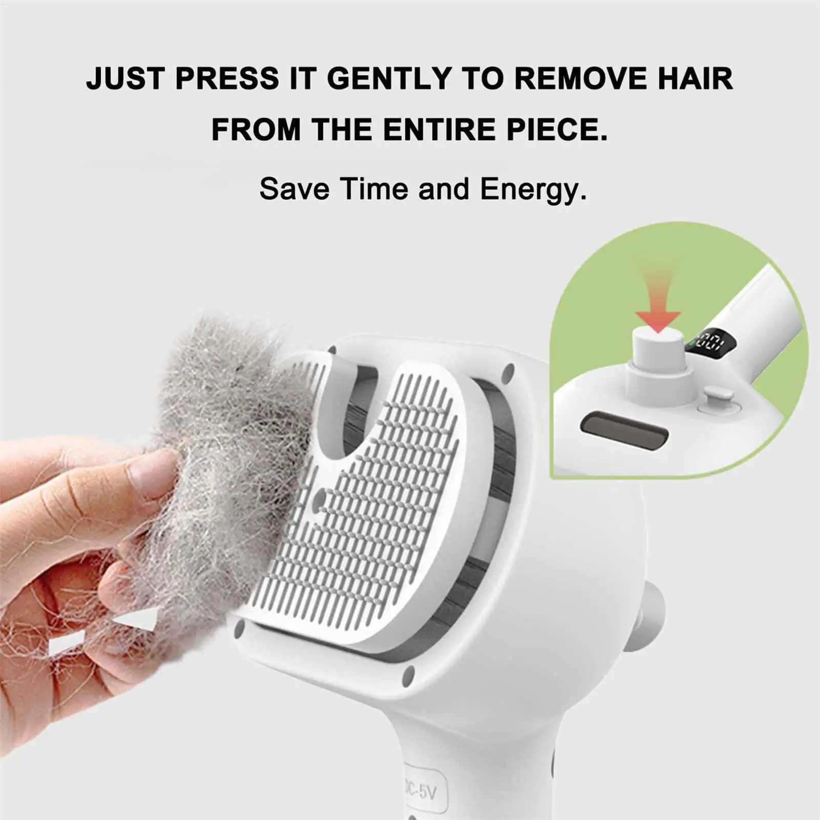 3-in-1 Electric Pet Steam Brush 5