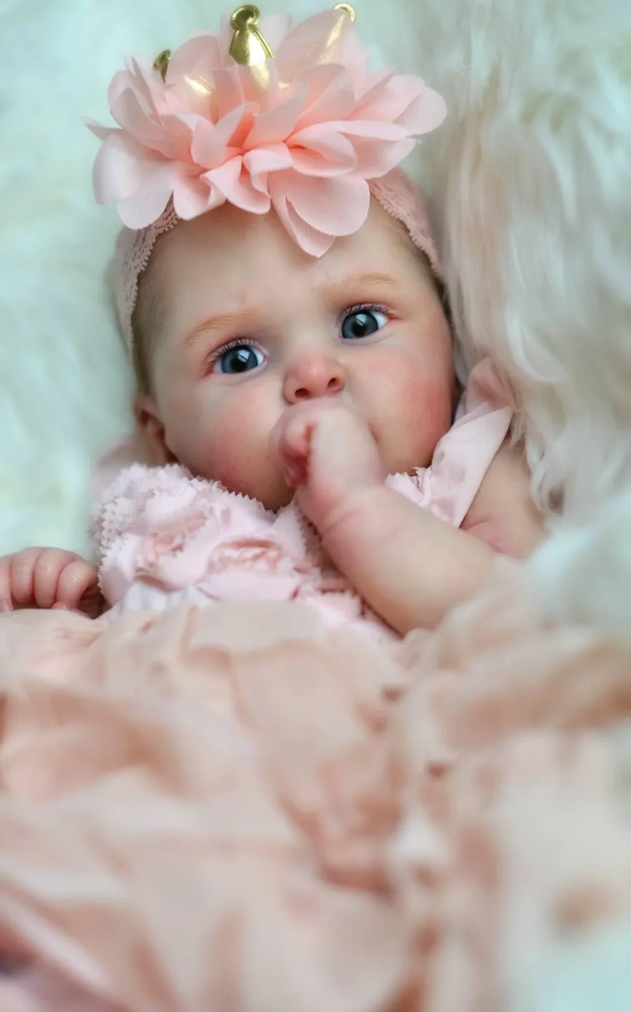 

NPK 20''Handmade 3D Skin Visible Veins Jocy Reborn Baby Size Real Picture High Quality Genesis Hand Painted Gift for Kids