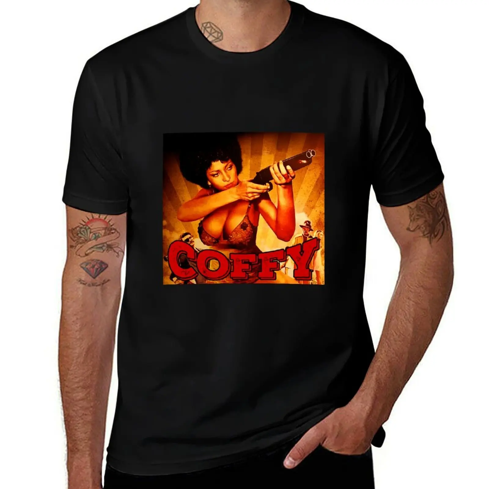 Camiseta Coffy Old Movie con protección UV para exteriores