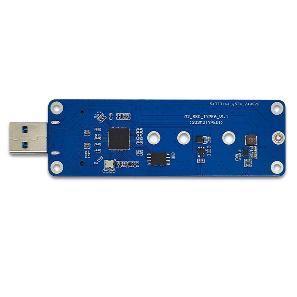 M.2 NVME To USB 3.0 Riser Board Converter Adapter USB 3.0 To M-Key NVME USB3.2 Adapter For 2230 2240 2260 2280 M2 SSD