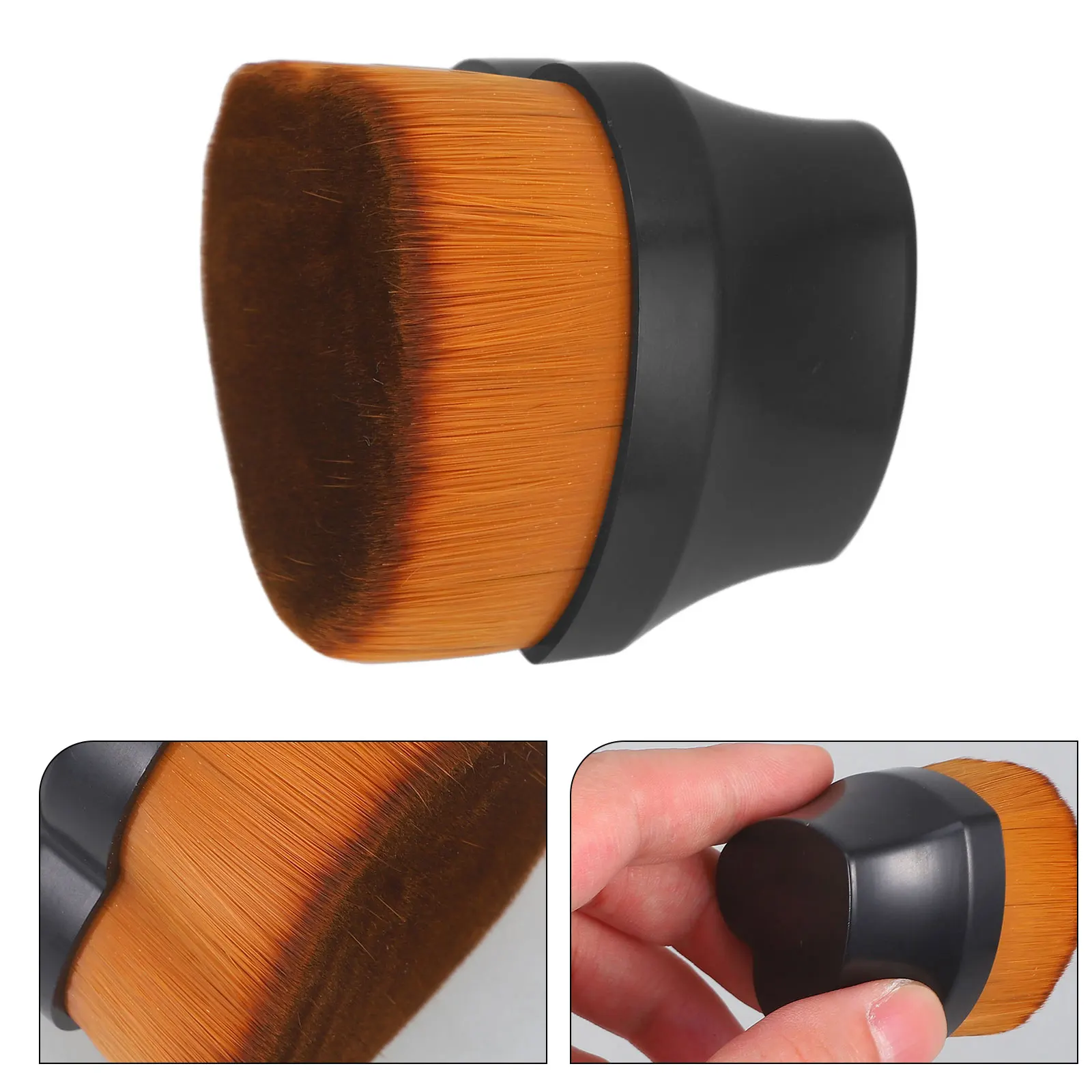 

Heart Shaped Makeup Foundation For Liquid Makeup Small Portable Facial Brush For Women Soft Fiber Bristles Short Handle