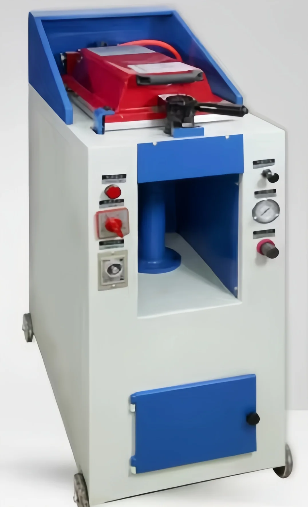 Single Station Pneumatic Heel Nailing Machine Manual Attaching Shoe Sole Press with Air Pressure for Making Heels