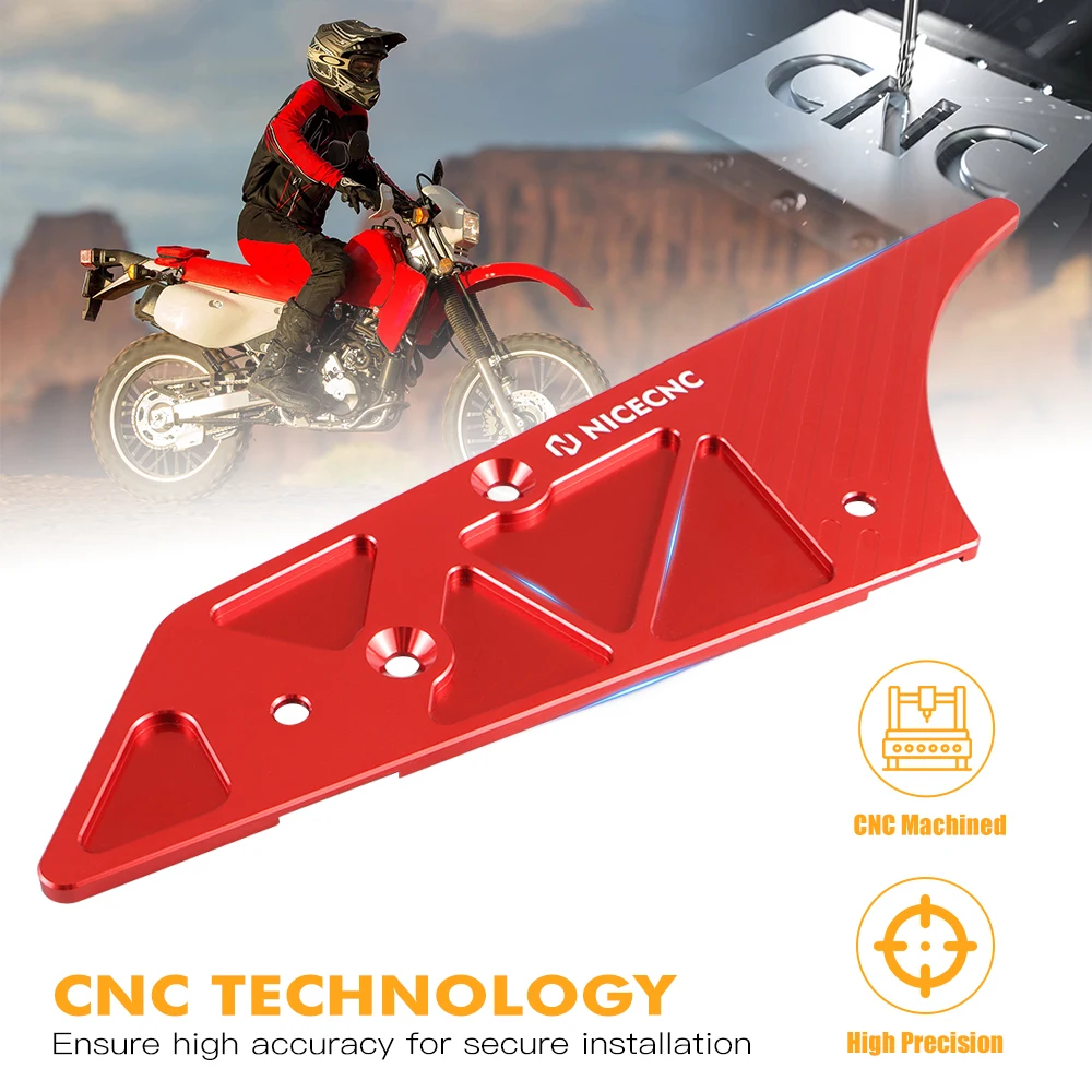 NICECNC الألومنيوم الخلفية سلسلة الحرس لهوندا XR 650L 650 L XR650L 1993-2025 2024 2023 2022 2021 2020 2019 دراجة نارية الملحقات