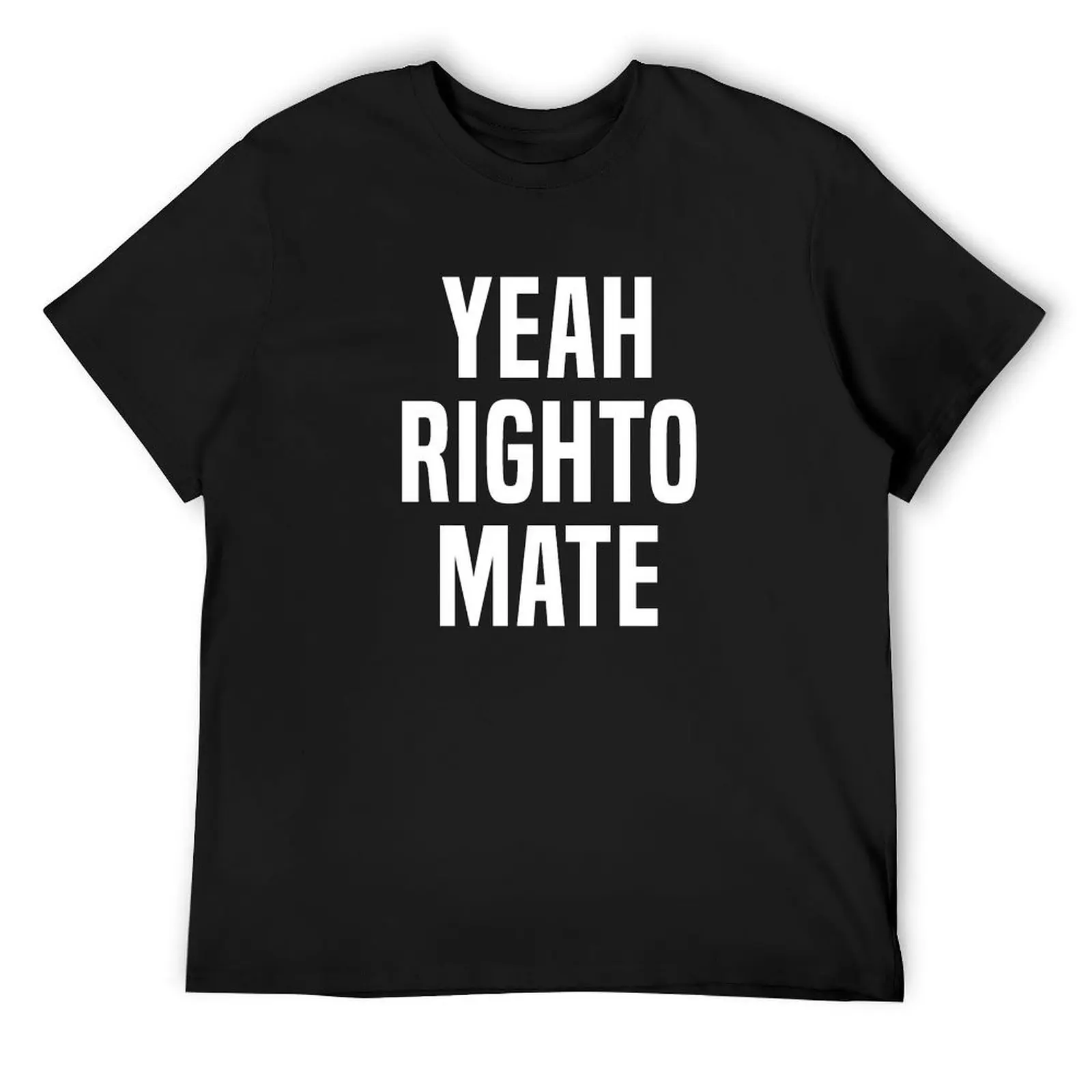 Yeah Righto Mate T-Shirt tees blue archive man t shirt shirts graphic mens t shirts top quality