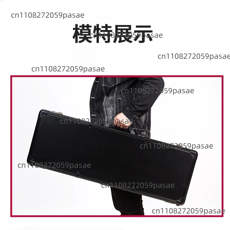 Extra Long Aluminum Alloy Tool Box Suitcase Instrument Case  Pole Case Equipment Safety Box Storage Box with Sponge