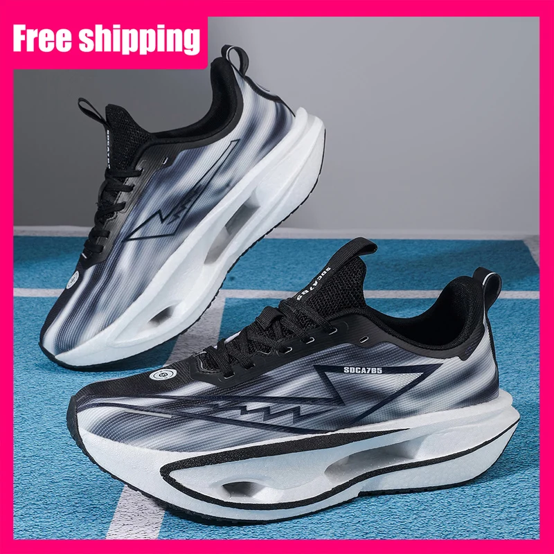 

Unisex Sports Shoes Soft Sole Cushioning Rebound Fashionable Lace Up Spring Running Shoes 2026 New Comfort Sports Tennis Shoes