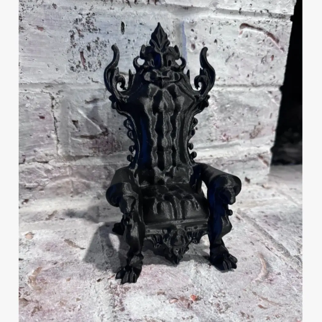 

3D-печатный 3D-стерео-трон «Величие и Шалость», настольная подставка, стеллаж для хранения фигурок, декоративное украшение-игрушка