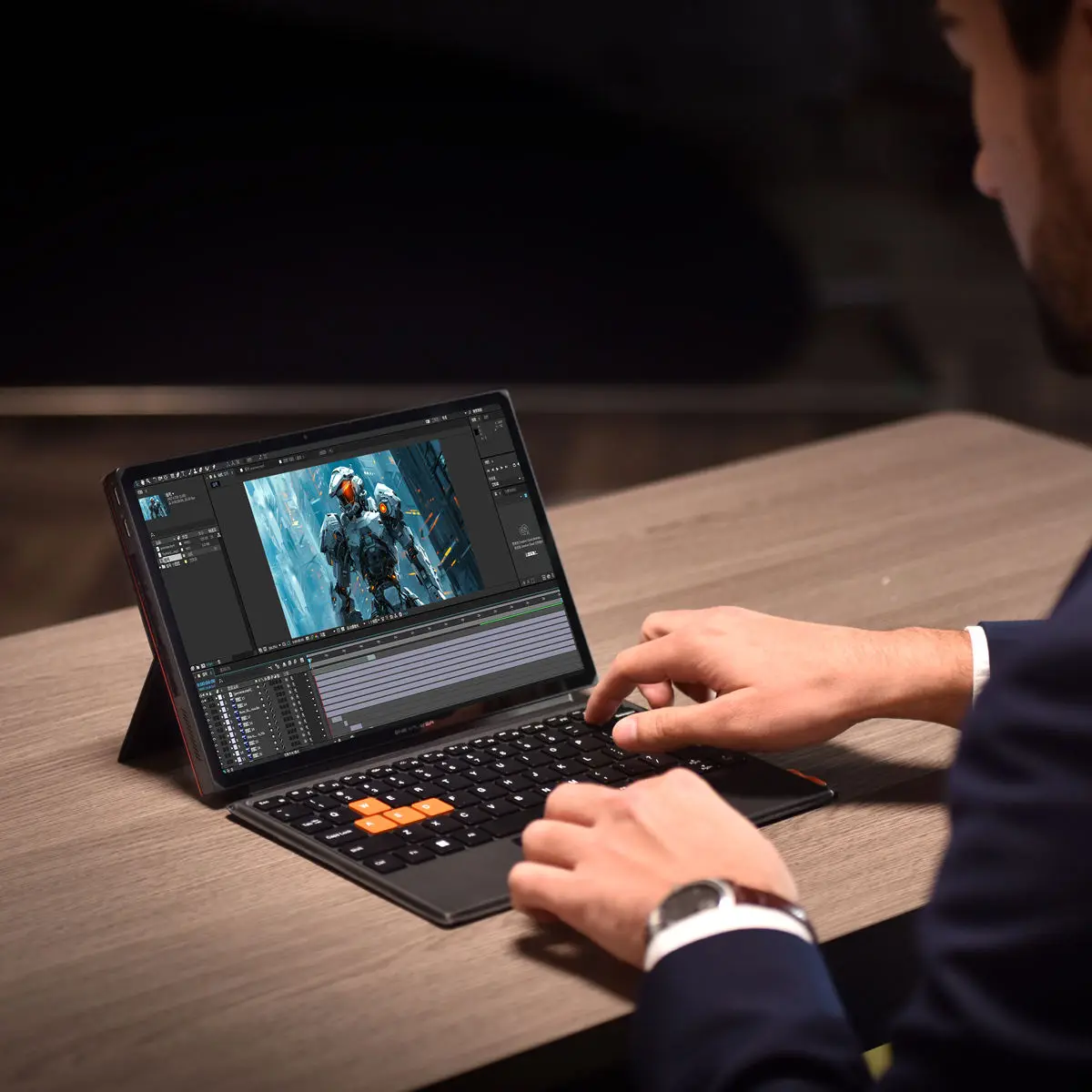 2024 Onexplayer X1 Core Ultra 7 155H 3 in 1 Portable PC 10.95 inch 2.5K 120Hz Screen game handheld console Tablet Laptop
