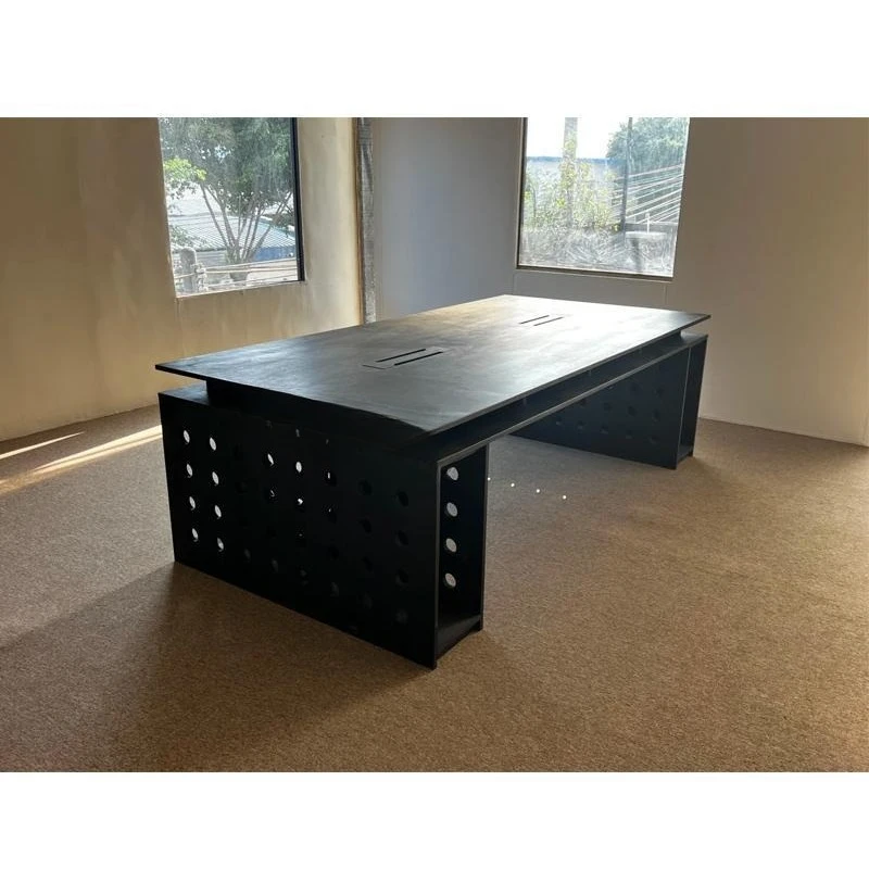 

Workplace Multi-person Computer Desk Supervisor Desk Black Hole Board