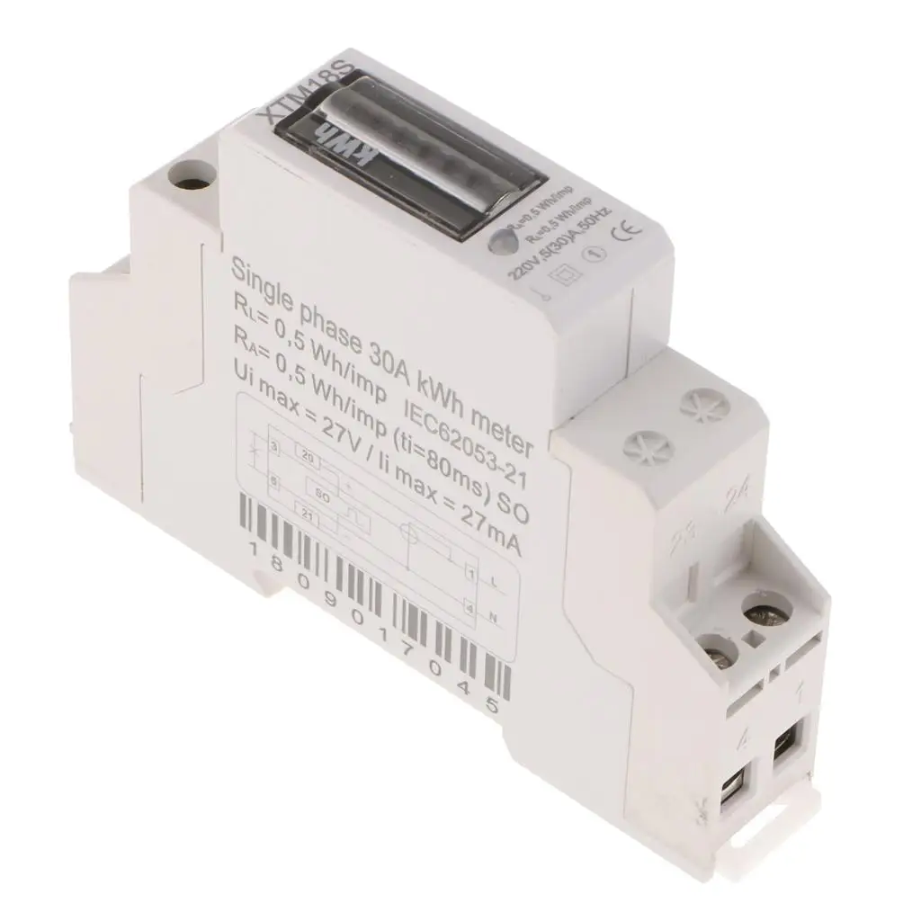 Счетчик энергии, цифровой киловатт-часы, счетчик кВтч, киловатт-метр DIN