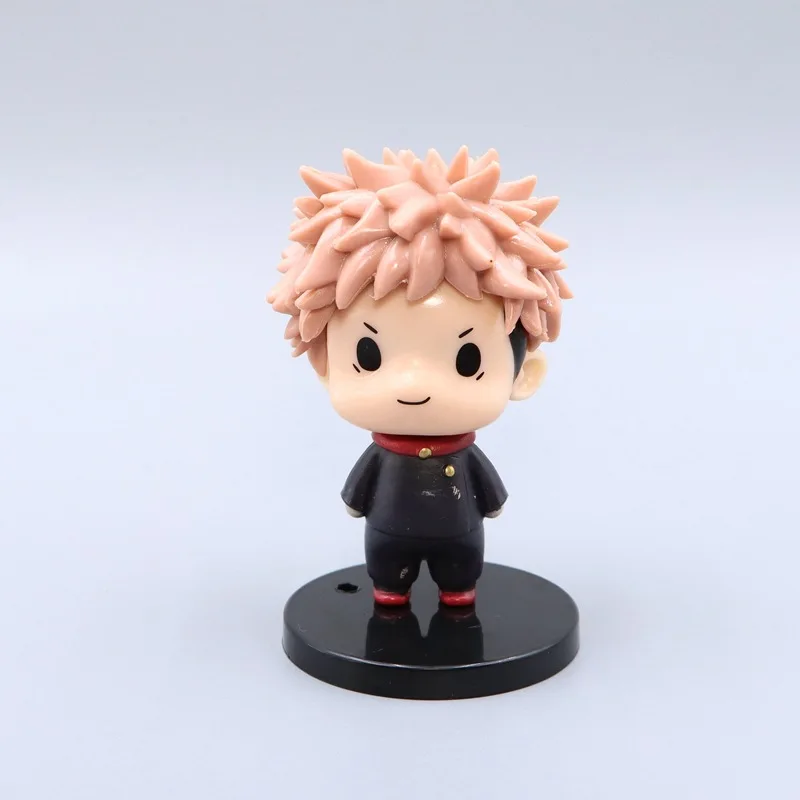 8Psc/1Set Anime Jujutsu Kaisen Figuur Itadori Yuji Action Figure Satoru Gojo Speelgoed Nanami Kento Model Inumaki Toge Kugisaki Nobara