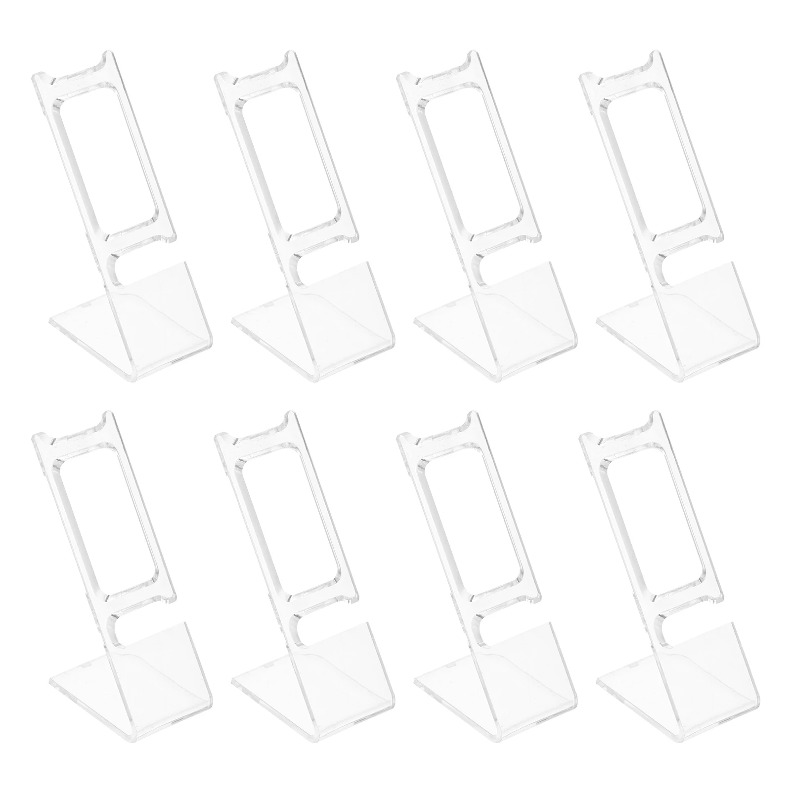 

10pcs Watch Display Stand Clear Plastic Mens Watch Holder Bracelet Organizer Rack Home Office Use Universal Holders Scratch