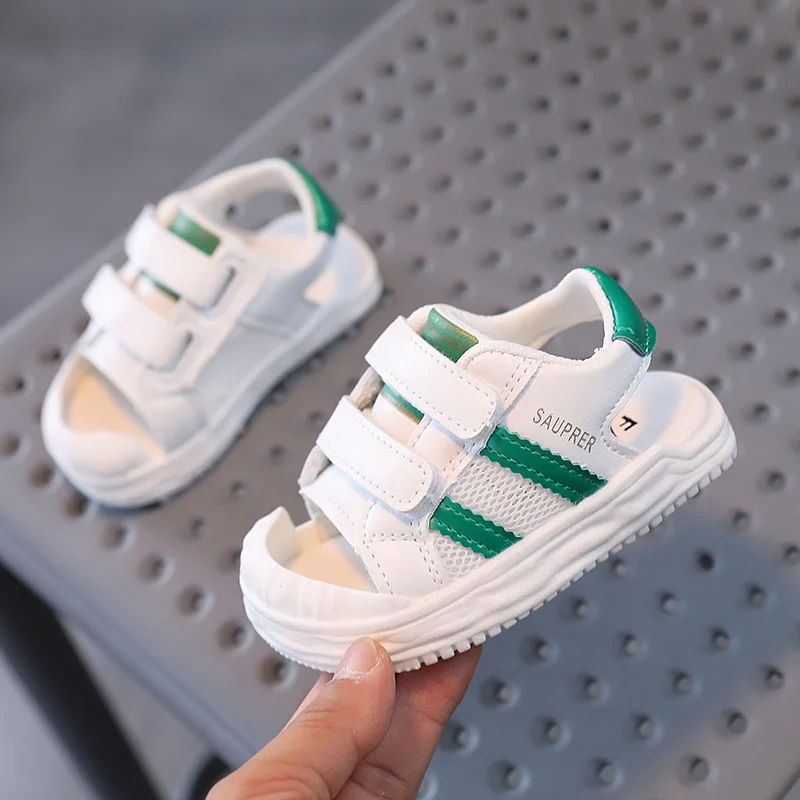 Fashion Breathable Cool Baby Casual Shoes High Quality Summer Beach Infant Tennis Classic Soft Girls Boys Sneakers Sandals