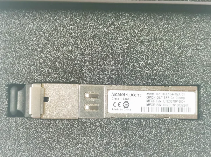 Original no kia Alcatel Lucent GPON OLT SFP C+ Ctemp  SFP Modules for PON board of OLT