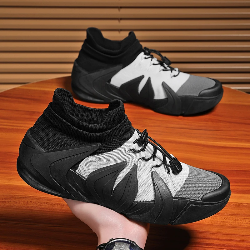 Fashion Men Casual Sneakers Designer Socks Shoes Breathable Walking Footwear Anti Slip Man Running Shoes Lightweight Sport Shoes