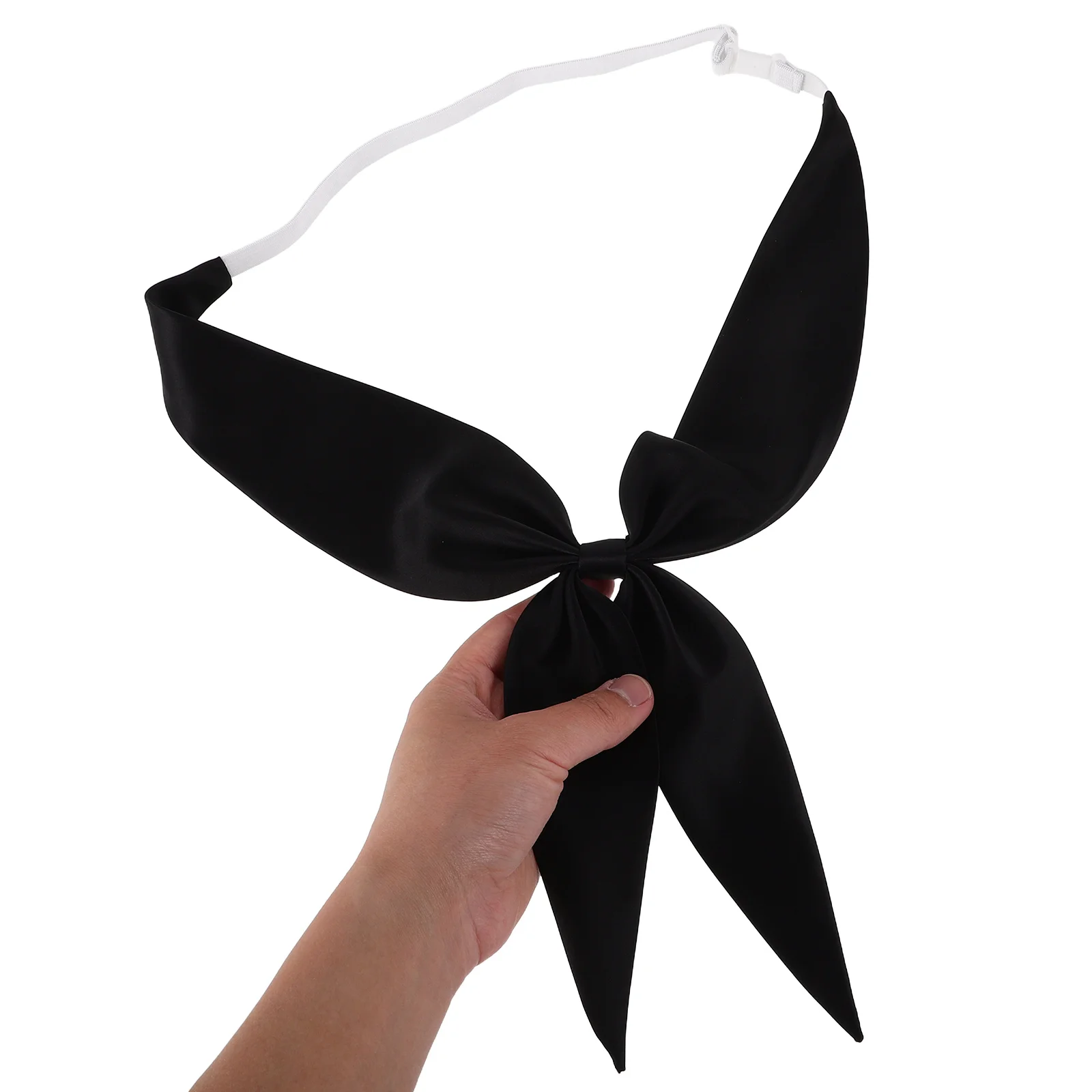 

4pcs Uniform Triangle Bow Tie Pretied Costume Accessories Polyester Cute Bunny Ear Design Vintage Style Breathable Fabric
