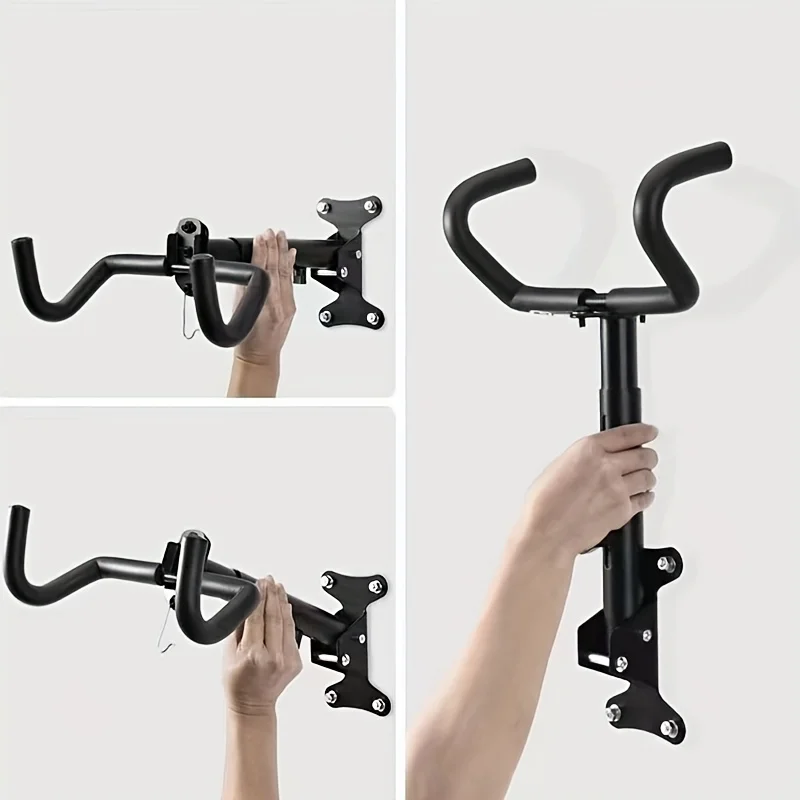 1PC Heavy Duty Wall Mounted Bicycle Rack Rotating 360 Degree Stretchable Stand MTB Hanging Holder for Room Storage - view 6