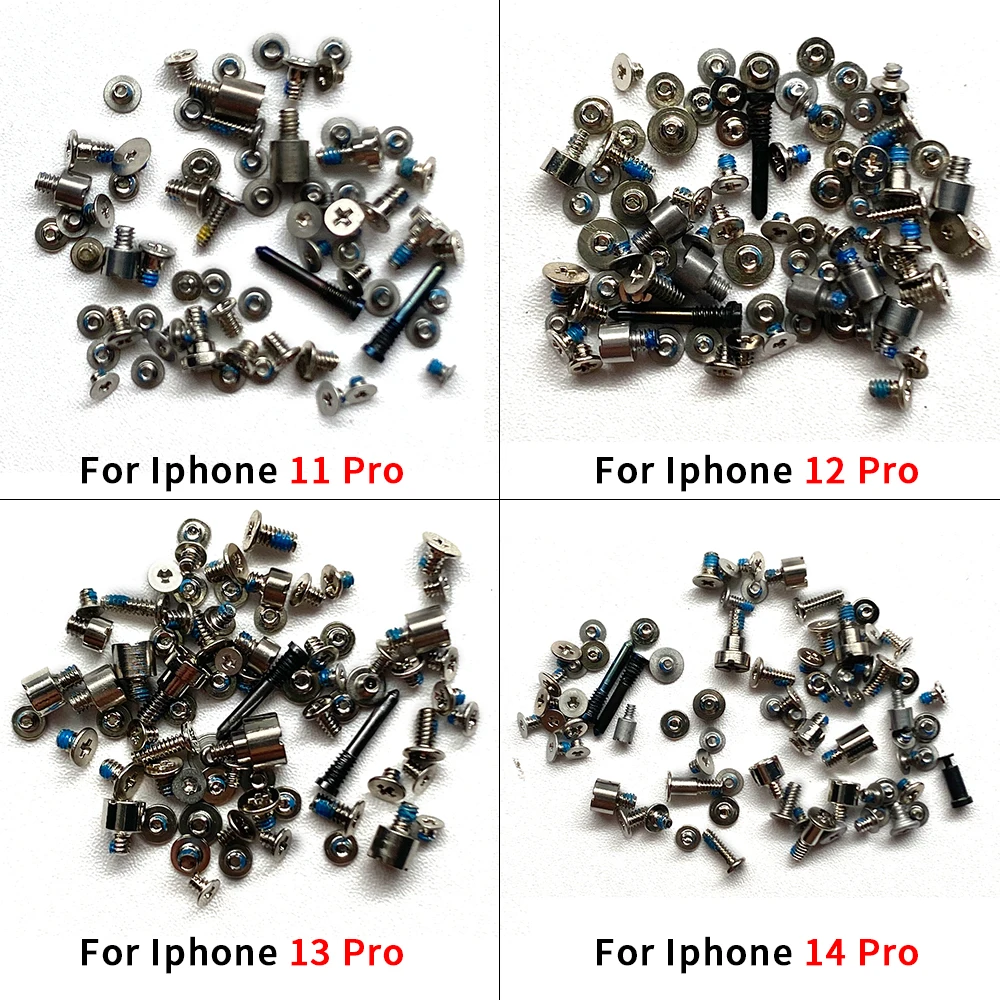 Full Inside Small Metal Holder Bracket Shield Plate Set Kit Full Screws Waterproof For iPhone 11 12 13 14 Pro Max Mini 14 Plus