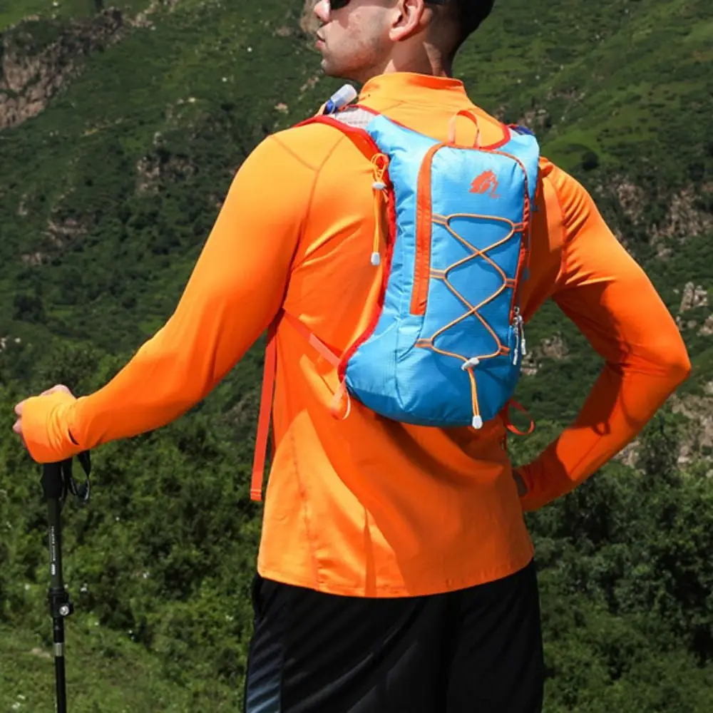 Mochila impermeable para hidratación al aire libre, mochila de escalada ultraligera reflectante, transpirable, multifuncional