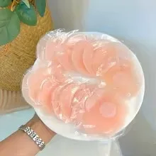 Silicone Nipple Cover Self Adhesive Silicone Invisible Bra Water Proof Reusable Strapless Lift Up Boob Tape Chest Pasties