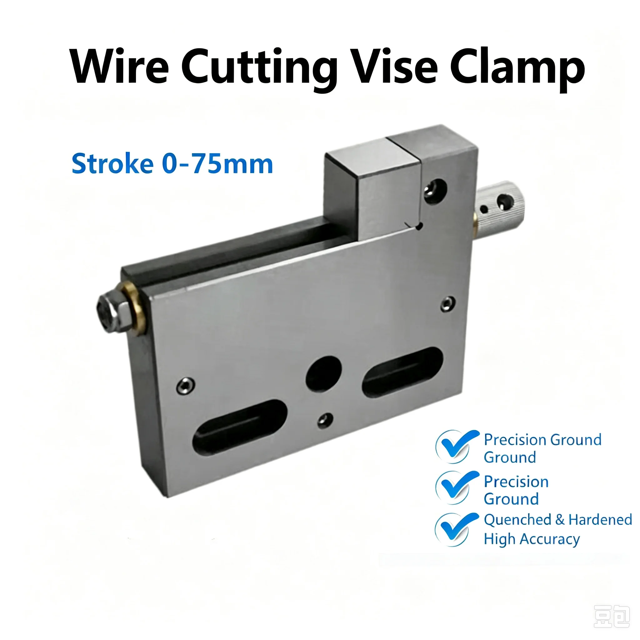 Wire cutting manual fixture precision stainless steel slow wire spark machine tool Wanli flat pliers opening