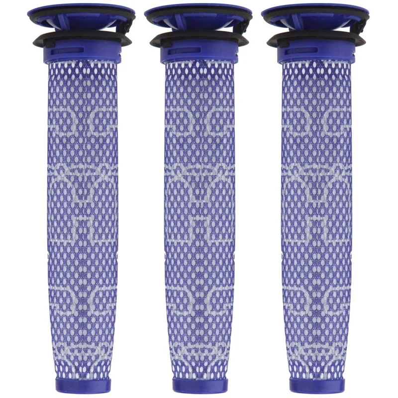 3 Pack Pre Filters for Dyson DC58, DC59, V6, V7, V8. Replacements Part 3 Filters Kit for Dyson Filter Replacements