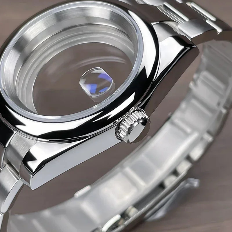 36mm/39mm NH35 DJ Case Stainless Steel Sapphire Glass SK DJ Mod Parts Replacemet Case Fit Nh35 Nh36 Movement Watch Case NH35 image 5