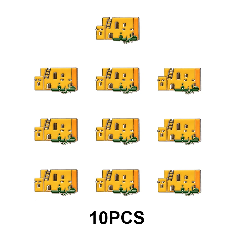 1-5-10-50-100 قطعة المملكة العربية السعودية شارة بروش دبابيس التلبيب الأصلي العلم التلبيب دبابيس علم الدولة شارة