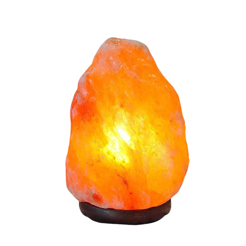 Lámpara de sal del Himalaya, lámpara Mineral, luz de cristal Irregular, luz nocturna Led, ambiente de escritorio, iluminación decorativa, regalo de