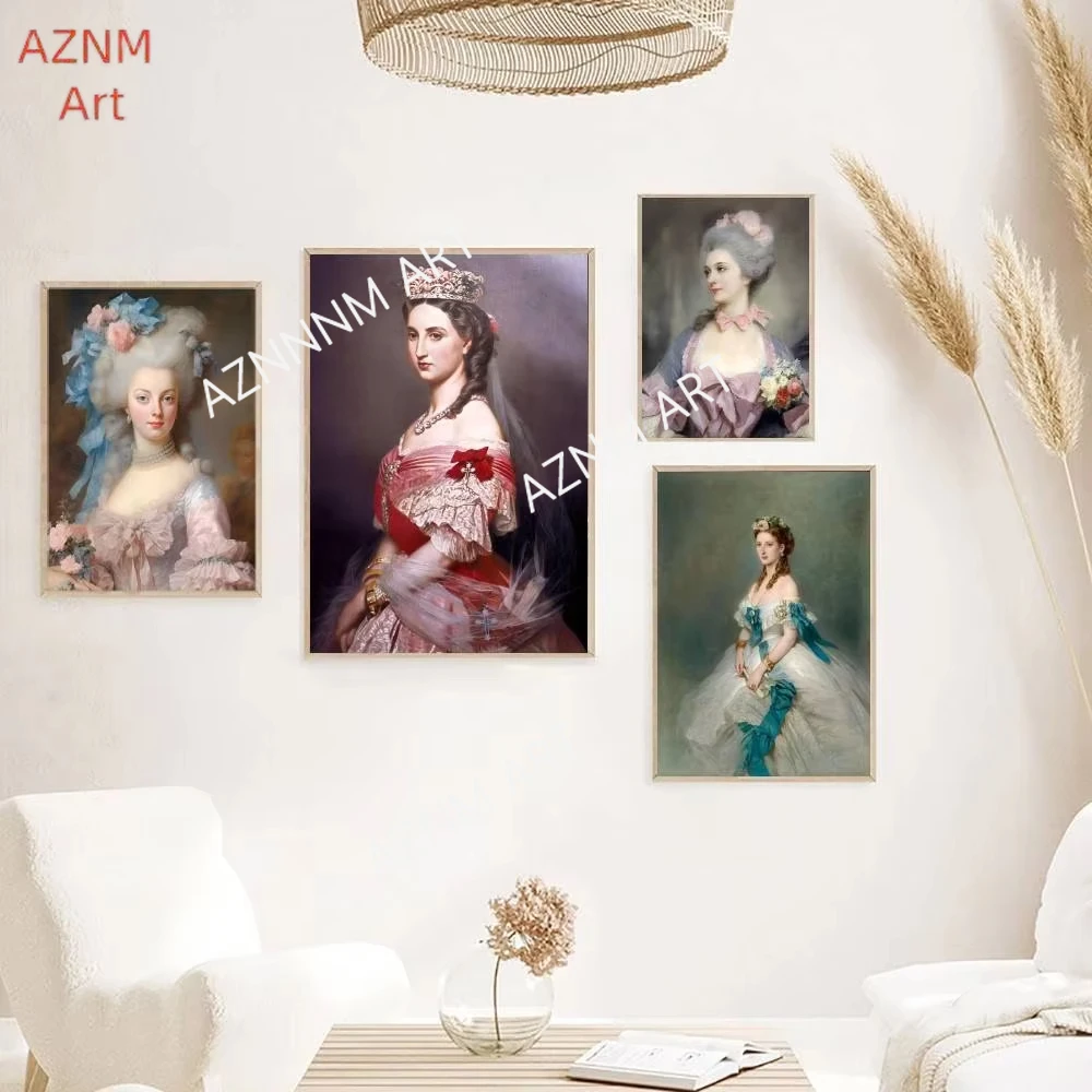 1PC Marie Antoinette Poster Art Waterproof Paper Sticker Coffee House Bar Room Wall Decor