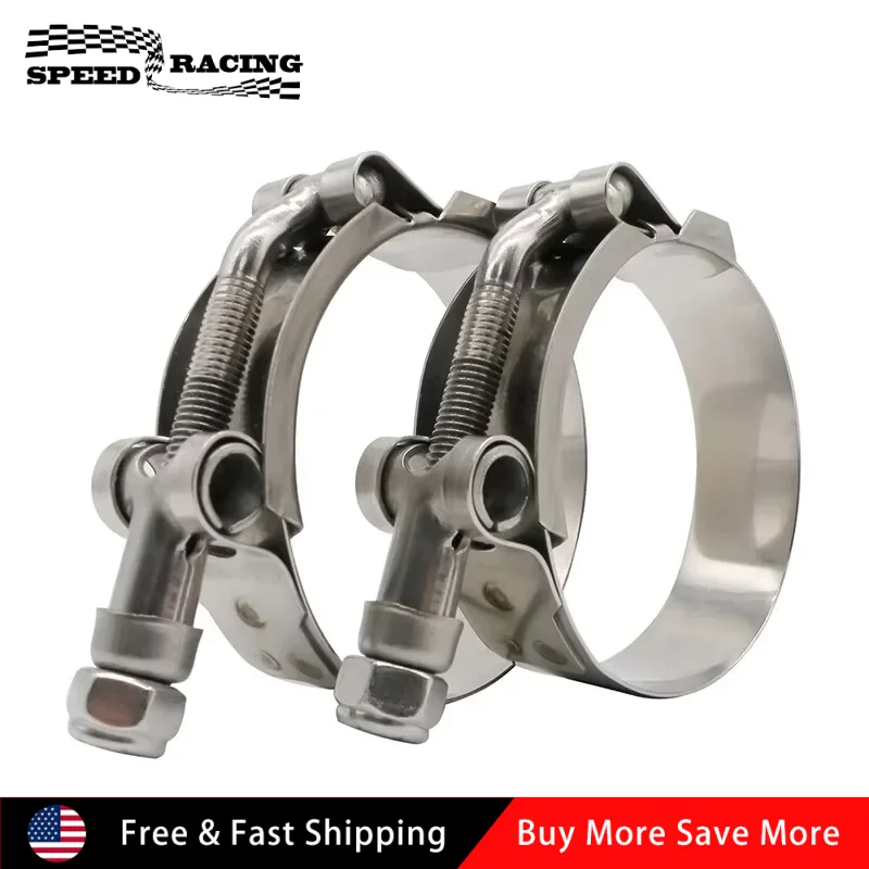 

Универсальный 2 шт. 4 шт. 2-дюймовый Т-образный зажим, силиконовый шланг из нержавеющей стали, турбозапускной интеркулер для шлангов радиатора, впускная система