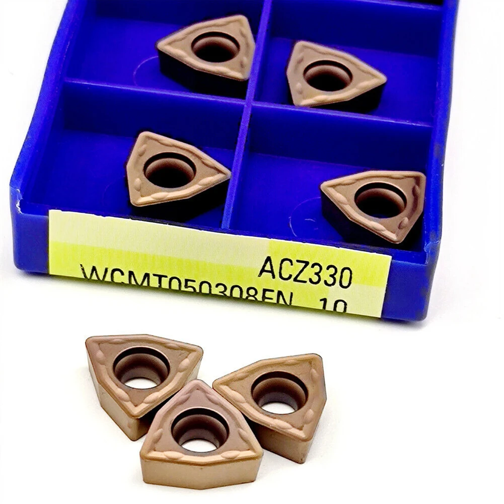 

ACZ330 Insert U Drill Blade 10 Pcs 25-28.5 Scope U Type For Semi-finishing And Finishing For WCMT050308FN ACZ330