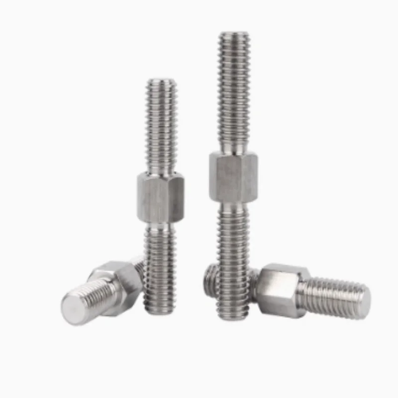 M3-M14 Left and Right Thread Double End Thread Rod Positive and Negative Thread Bar Stud Bolts Screw 304 Stainless Steel