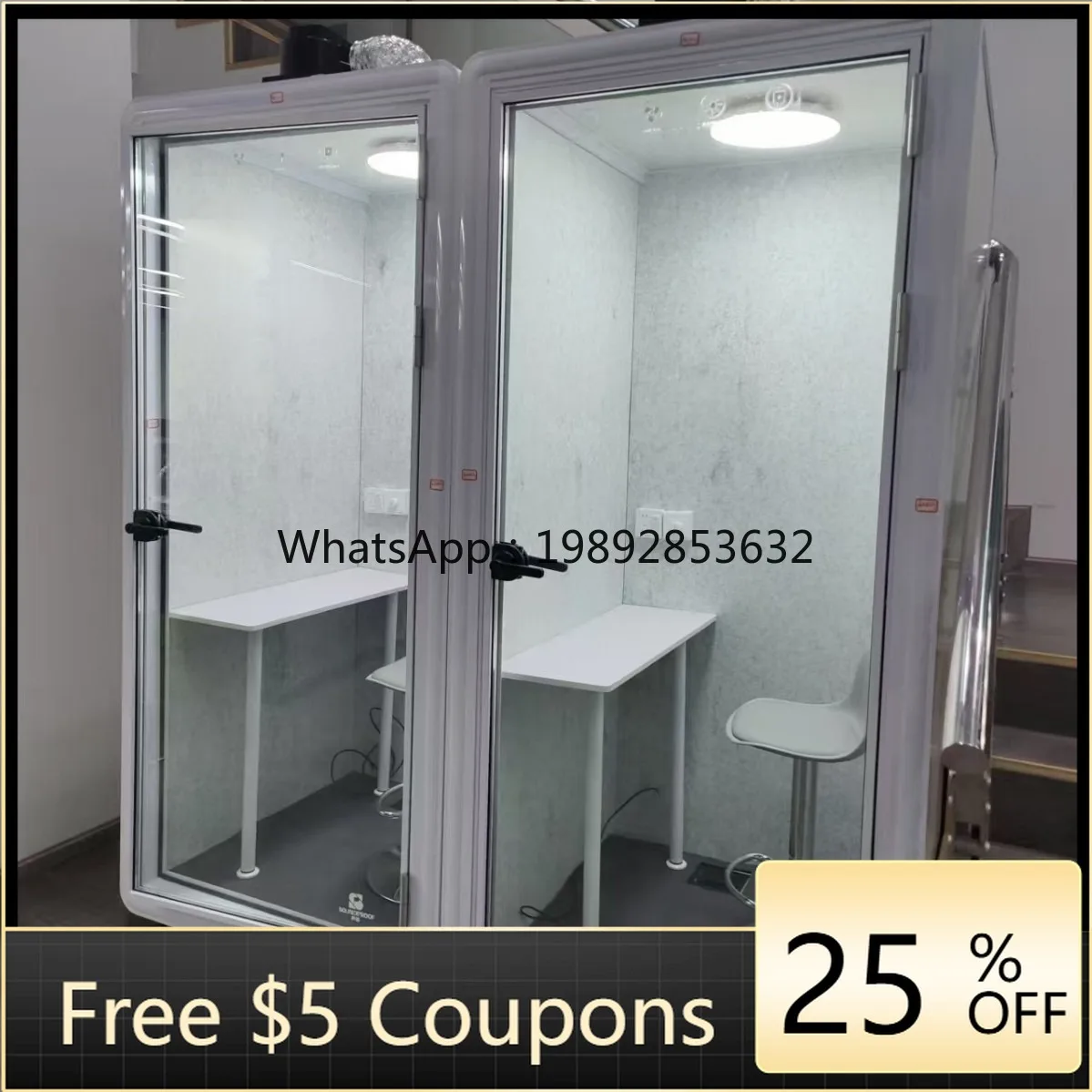 

LYY Soundproof Room Noise Reduction Room Silent Office Cabin Sleep Cabin Telephone Booth Soundproof Room Reception