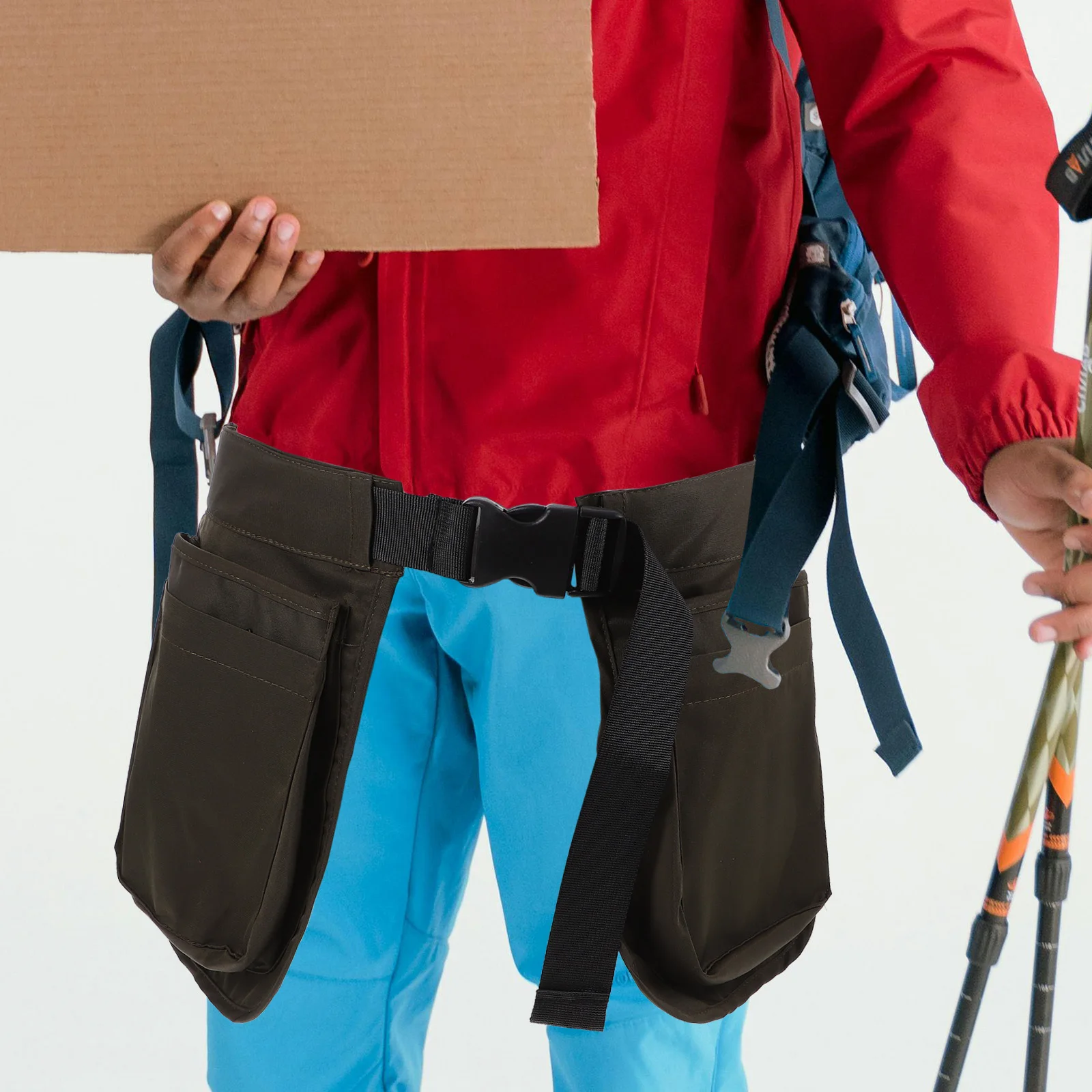 Multi Functional Waist Pack Waterproof Large Capacity Outdoor Sports Gardening Tool Belt Organizer Hip Pouch Bag