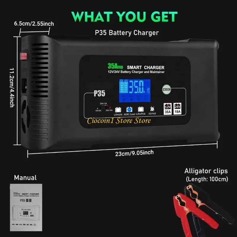 A3PC 35A Chargeur batterie automobile REPLIRAGE AUTOPER