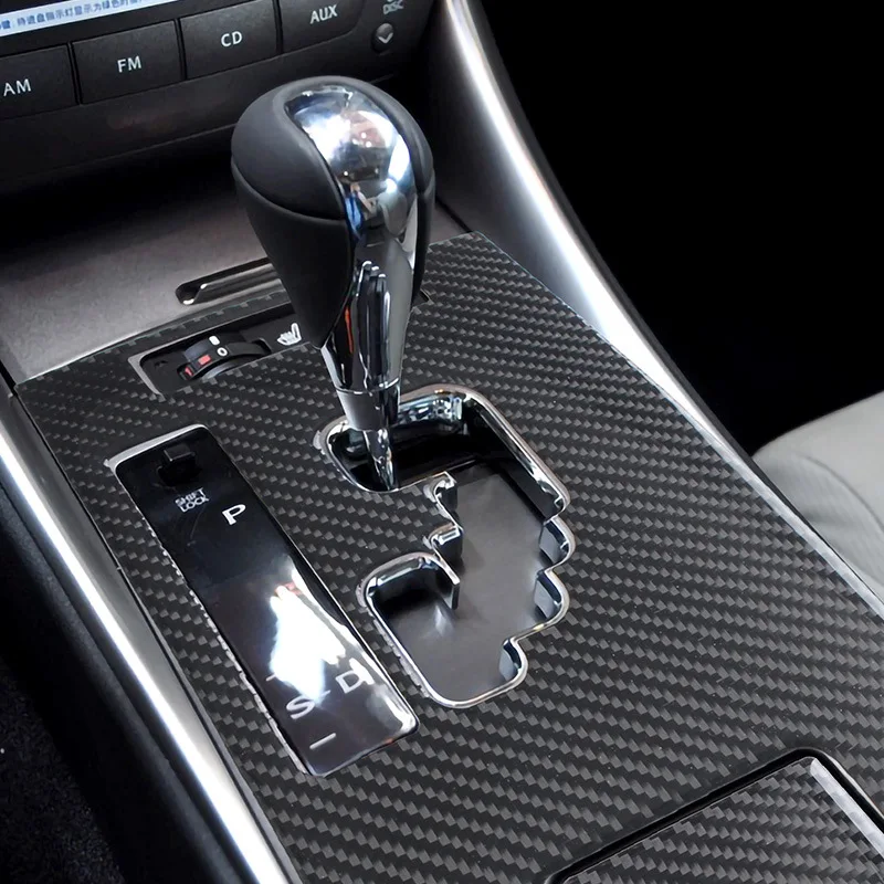 

for to Lexus IS250 06-12 Carbon fiber central control gear shift panel decoration patch interior modification