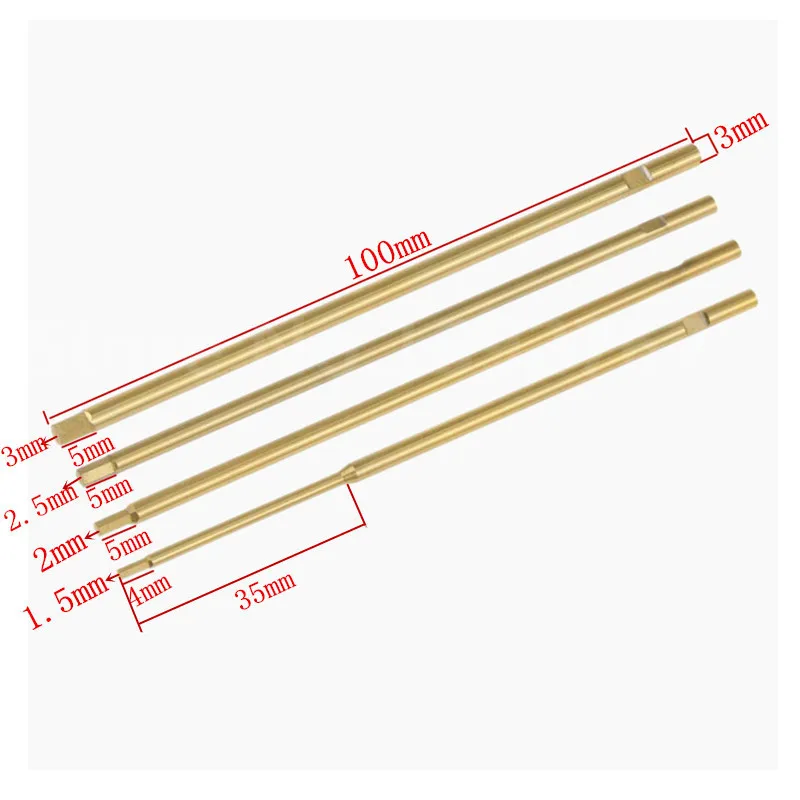 RCカー用の鋼製六角ネジ,リモコン部品,飛行機用,1.5mm,2.0mm,2.5mm,3.0mm,長さ100mm