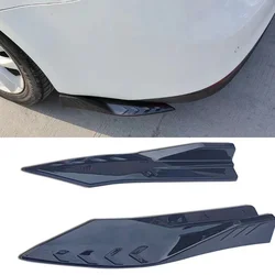 Universal Car Front Rear Bumper Strip Lip Spoiler Diffuser Splitter Scratch Protector Carbon Fiber Winglets Side Skirt Extension