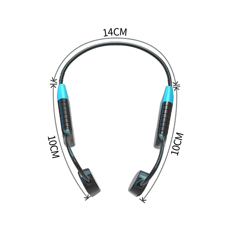 

Swim Training Coaching Bone Conduction Headset Transmitter Swimming Teaching Earphone