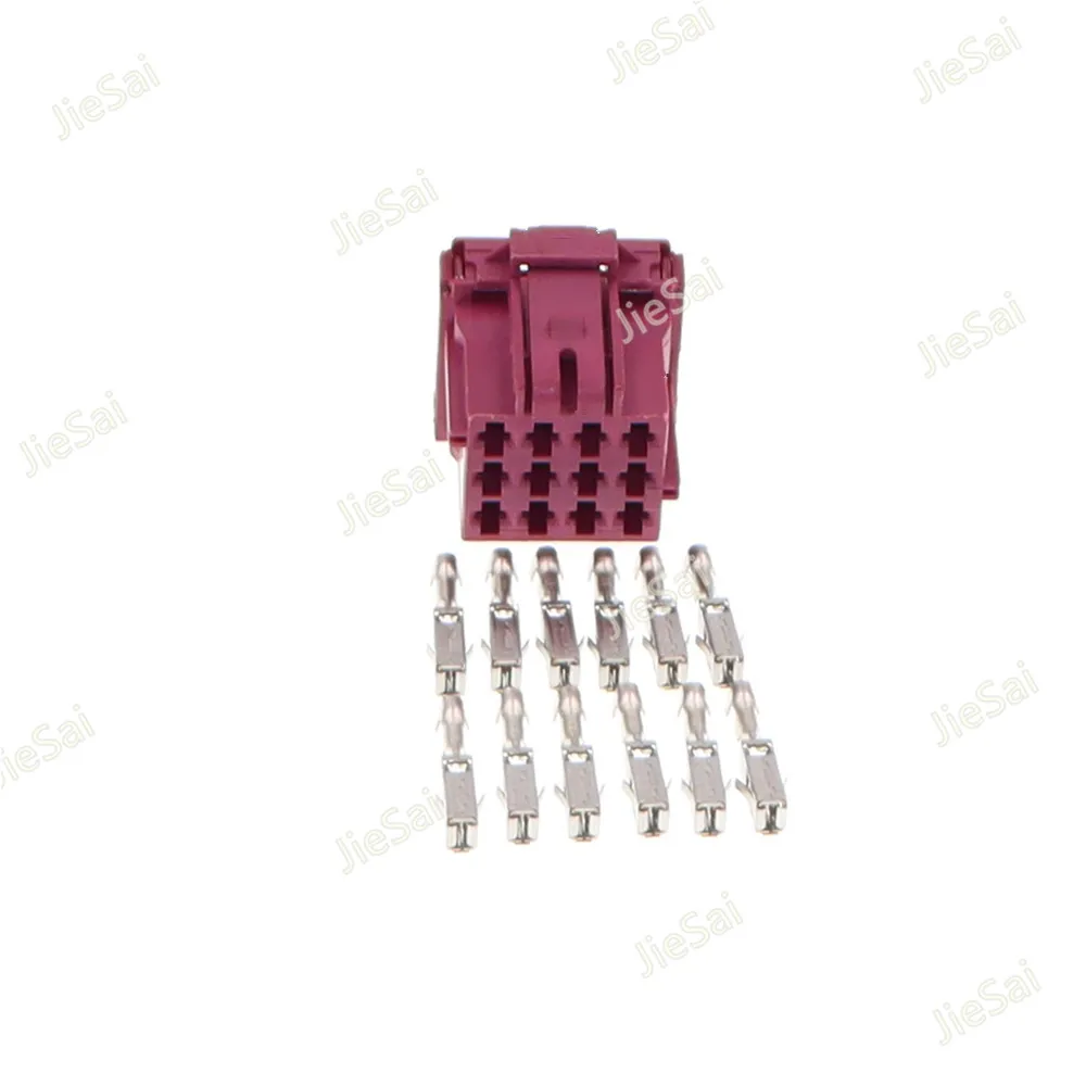 12 Pin 3.5 Series Auto Wire Socket 5-968972-1 Car Headlight Plastic Housing Unsealed Connector Electrical Plug