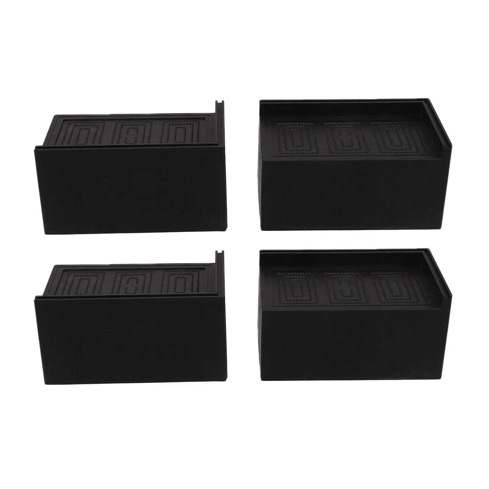 

4Pcs Premium Furniture Feet Riser Set for Table Chair Bed Legs Floor Protector Against Scratches Easy Install No Damage