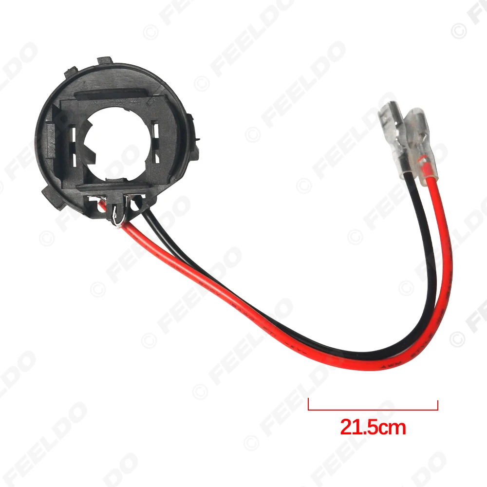 FEELDO Car Bulbs Socket Conversion Adapter For Volkswagen MK7 Golf7 H7 HID Xenon Bulbs Holders Adapters #AM1369