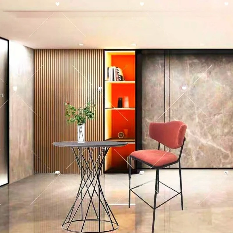 Nordischer Barstuhl, modern, minimalistisch, Haushalt, Gewerbe, Inselstuhl