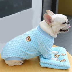 Pet Autumn and Winter Fleece Clothes Dog Cat Warm Coat Small Dogs Clothing Chihuahua Costumes