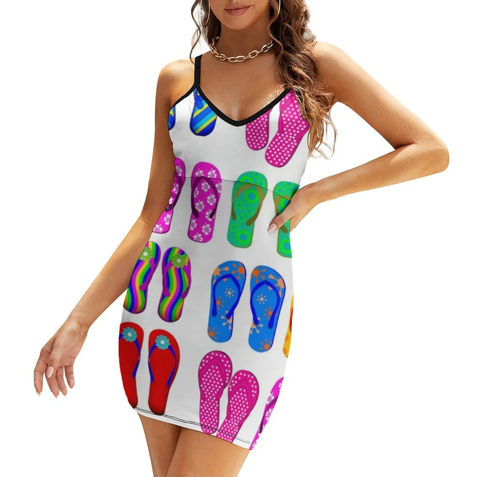 

Summer Flip-flops Sling Dress dresses for prom Women's summer dresses summer dress women 2025
